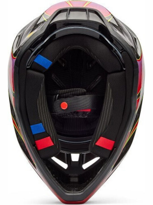 Fox V3 RS Canvas Rot Motorradhelm Motocross DOT / ECE 22.06 1230gr