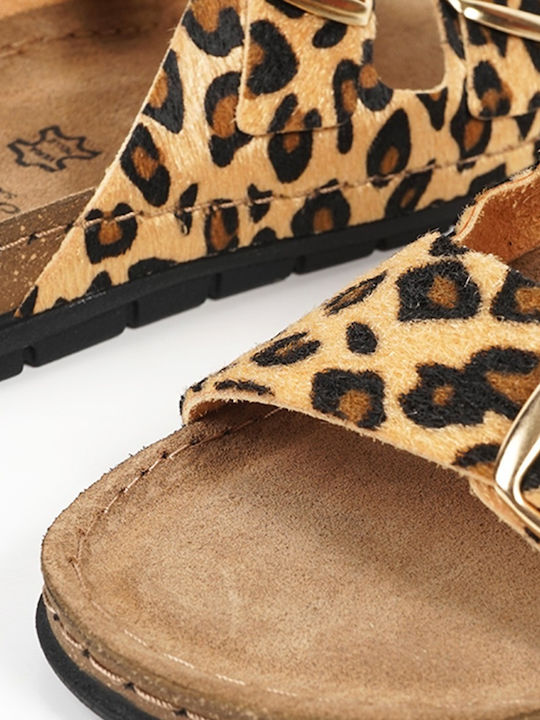 Sandale Casual Damă Leopard de Piele