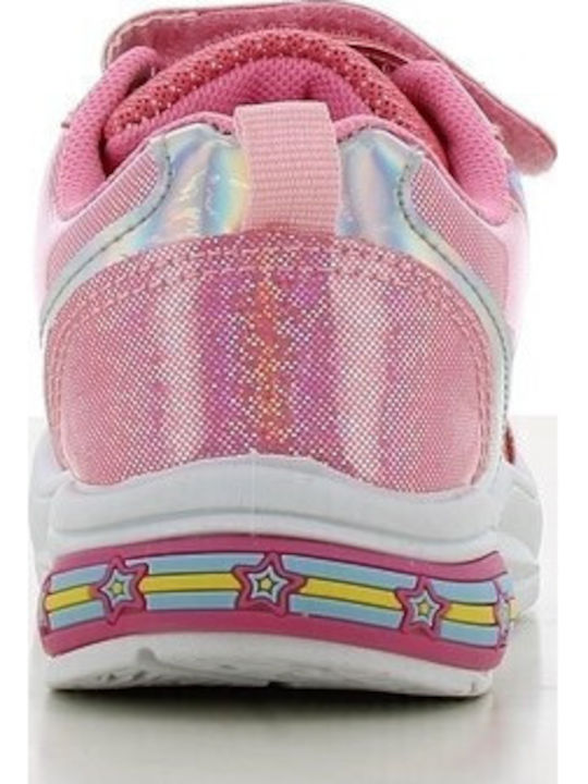 Unicorn Παιδικά Sneakers με Φωτάκια Φούξια