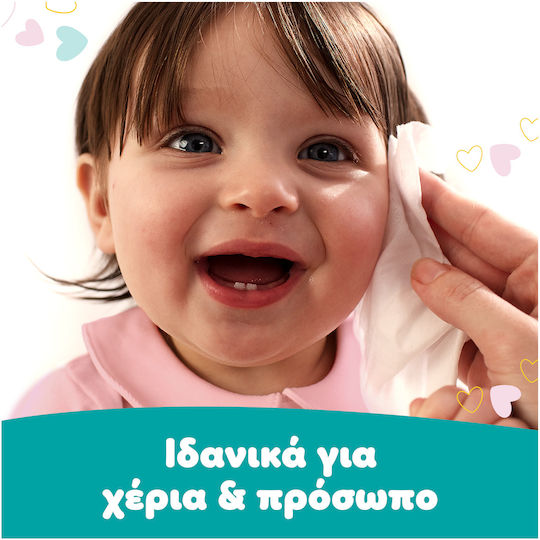 Pampers Fresh Clean Бебешки Кърпички Без Алкохол и Парабени 160 Бр