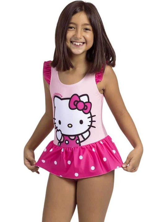 Hello Kitty Kinder Badeanzug Einteilig Pink