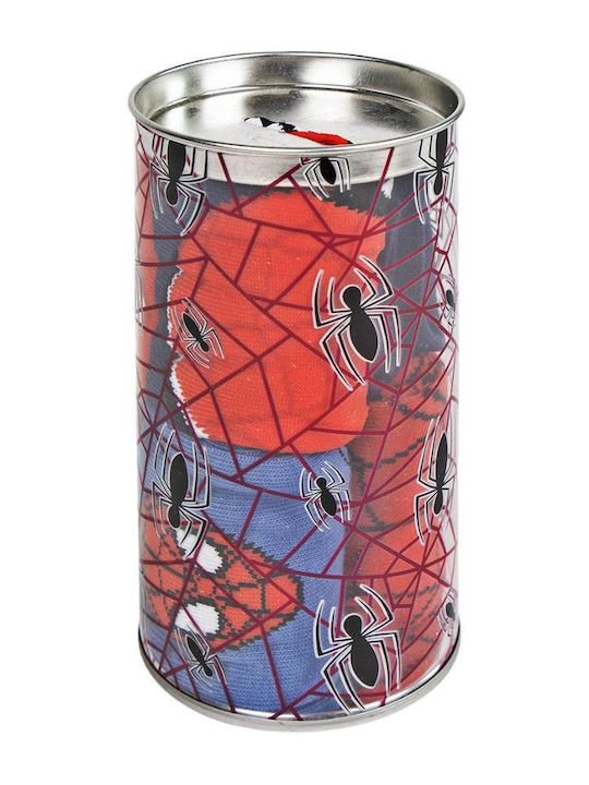 Spiderman Kindersocken RED-BLUE 4 Paar