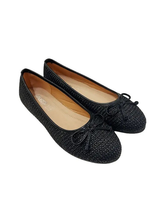 Women's Ballerina Shoes in Black Colour