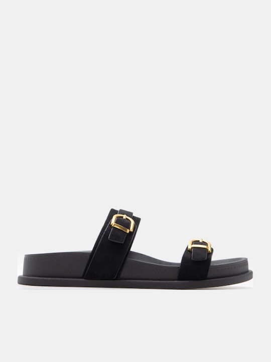 Sandale Casual Damă Flatforme Negre