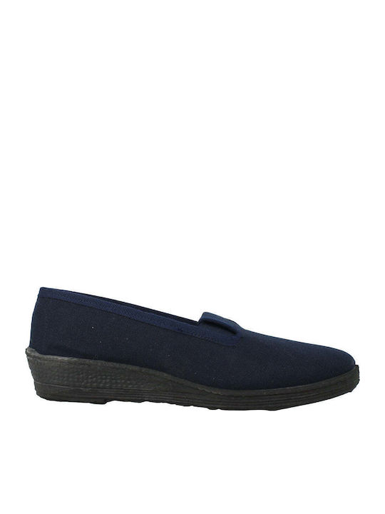 Winter Women's Slippers Navy Blue