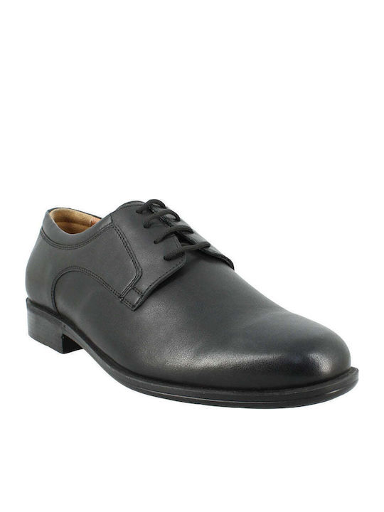 Leder Herren Freizeitschuhe Schwarz