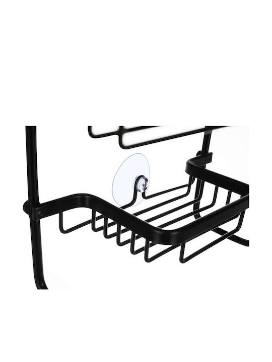 Ruhhy Raft Montat Pe Perete De Baie 28.5x14x63cm Neagră