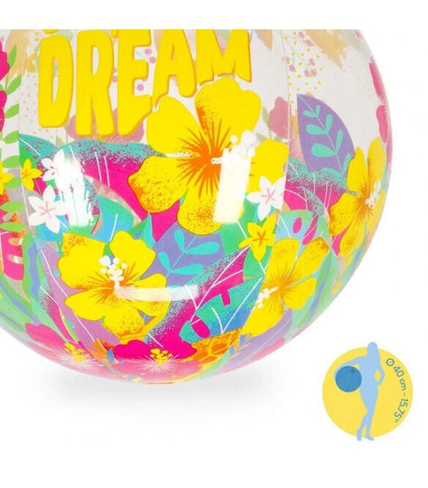 Φούσκωτη Μπάλα Παραλίας Legami Glitter Inflatable Tropicana Dream Bb0014
