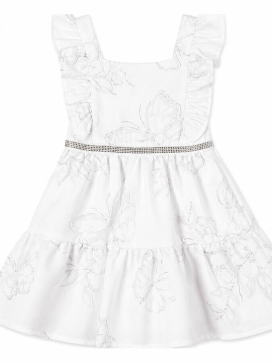 Mamma Natura Kinderkleid Weiß