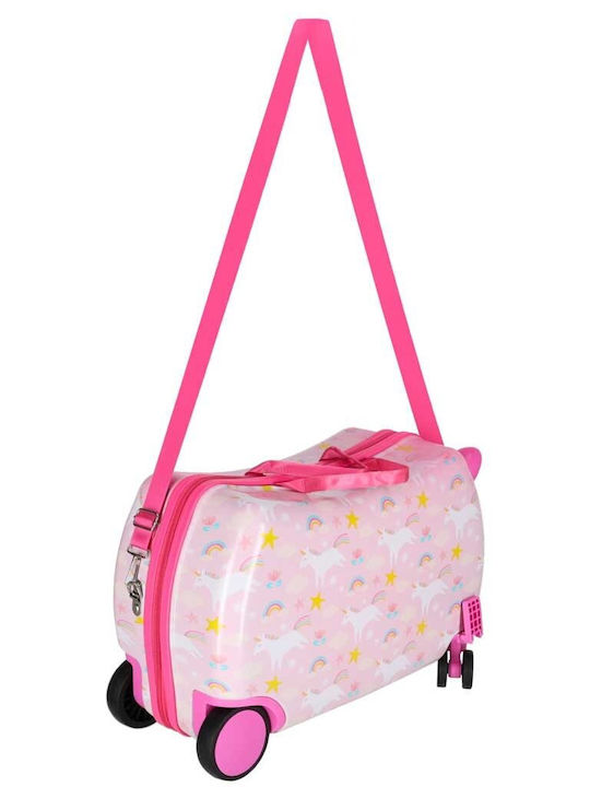 Kinder Handgepäck Hartschalenkoffer Rosa Pink Unicorn
