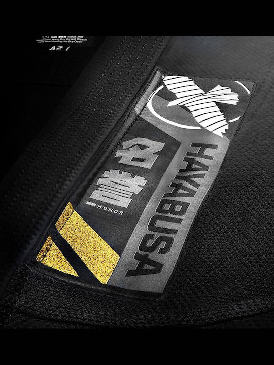 Hayabusa Lightweight Men's Brazilian Jiu Jitsu Black Uniform