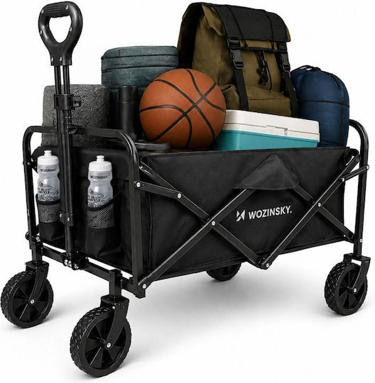 Wozinsky Collapsible Load Lifting and Transport System for Loads up to 80 kg in Black