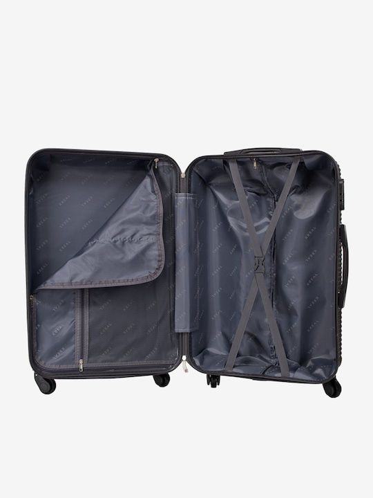 KREAL Valize de călătorie dure Dark Gray Set 4 buc
