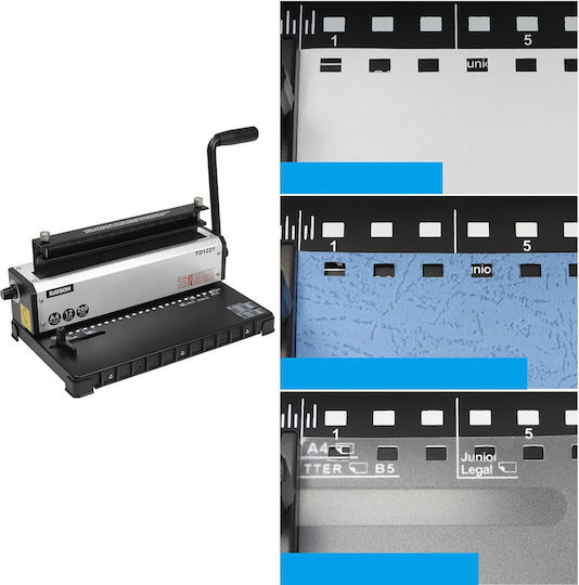 Resteq Spirale Buchbinder Für Bindung Maximal 210 Blätter B0BZH4N48W