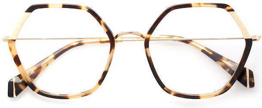 Kaleos Rawlings C-003 Brown Acetate Metal Prescription Eyeglass Frames