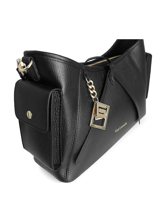 Women's Leather Crossbody Bag Black
