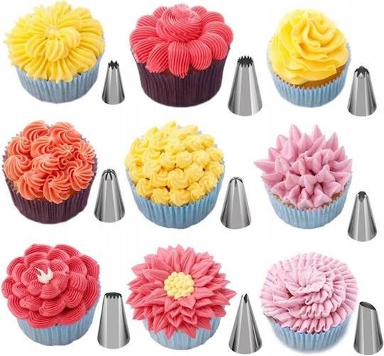 Set Pungi De Patiserie De Unică Folosință Din Plastic 1cm 124 Bucăți ZT1XJ53QWS180