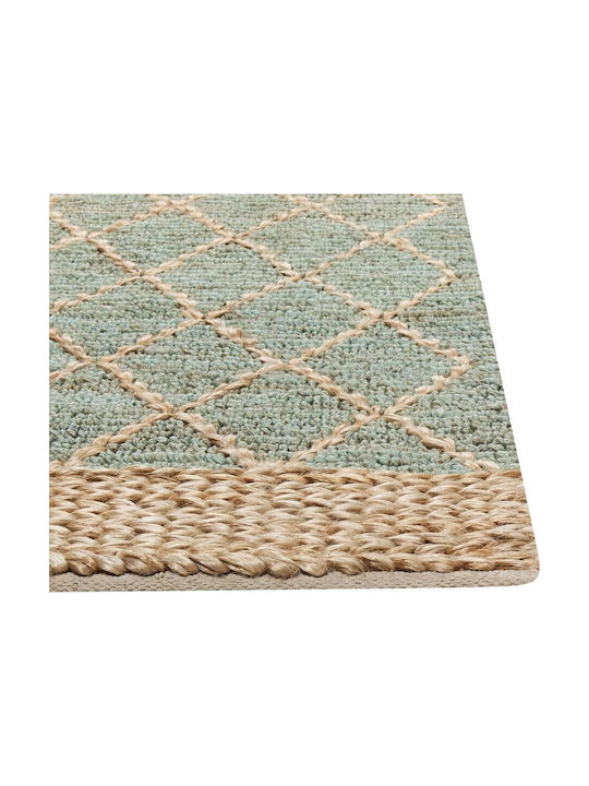 Beliani Χαλί Διάδρομος από Γιούτα Beige 80x300cm
