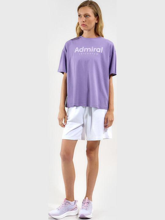 Γυναικείο Oversized T-shirt Μωβ