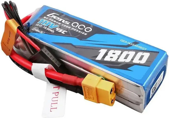 Gens Ace Baterie Li-Po 11.1V 1800mAh 45C 3S XT60 pentru Vehicul RC