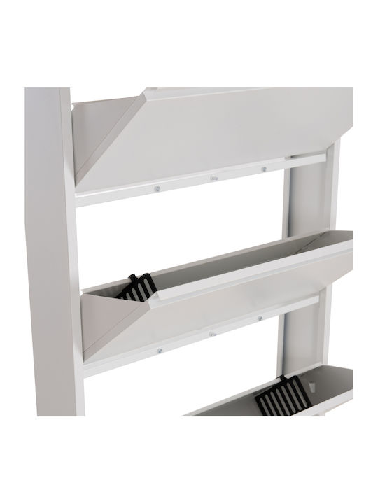 Metall Schuhorganisator Stark 71x15x137cm