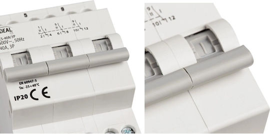 Installation Switch I-0-ii Kcs-40a/3p 40a 230/400v Ac 50hz 3p Ip20 23257