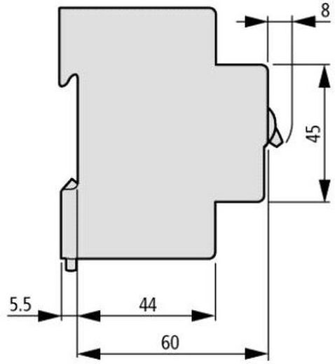 Eaton Three-Pole Rail Switch 4A