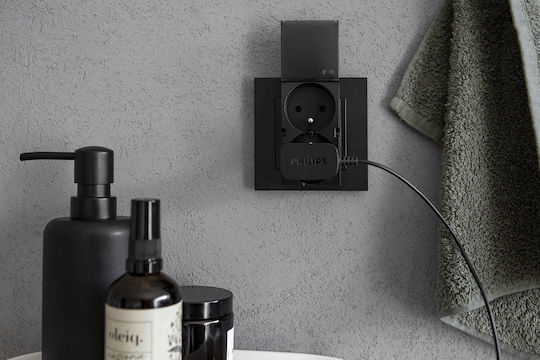 Kontakt-Simon Single Walled Power Socket Waterproof White
