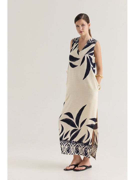 Καλοκαιρινό Maxi Φόρεμα Azalea Navy