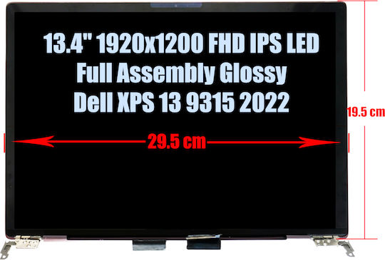 13.4" IPS / LED 1920x1200 Glossy Laptop Screen for Xps 13 9315 1-SCR0758