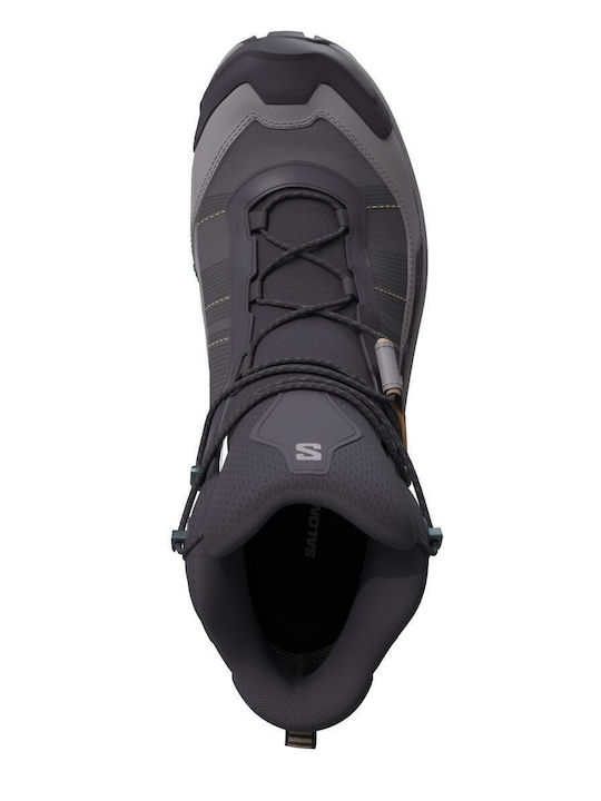 Salomon X Ultra 5 Mid Men's Hiking Waterproof Boots With Gore-Tex Membrane Gray