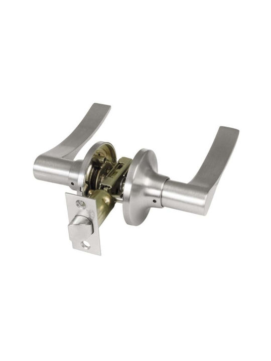 Amig Πόμολο Μεσόπορτας Ροζέτα Chrome Matte
