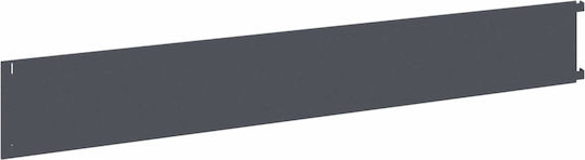 vidaXL Metallische Gartenhecke in Grau Farbe 1,02m x 15cm 10 Stück