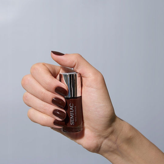 Semilac Classic Semi-Permanent Nail Polish 111 Espresso 9ml