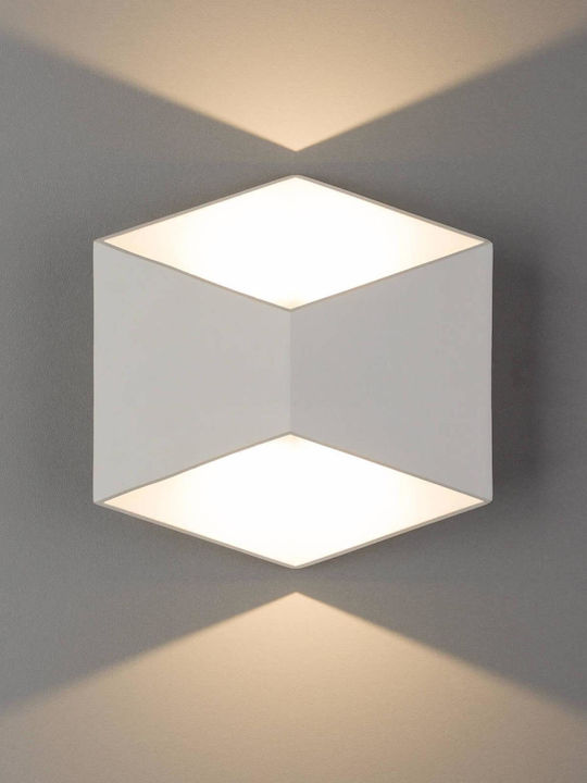 Nowodvorski Triangles Wandmontierte Außen-Deckenleuchte LED IP54 5W mit Warmweiß Licht 17x17.2εκ.