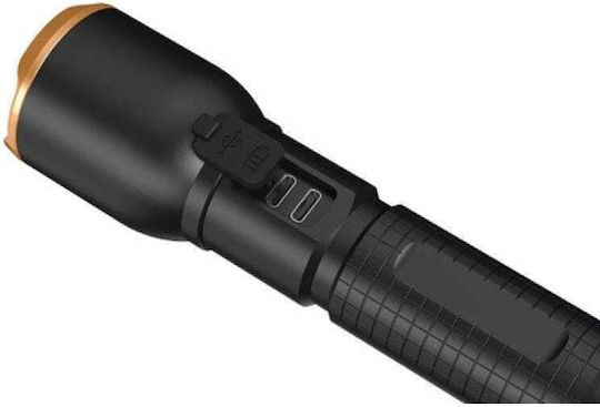 Duracell Rechargeable LED Flash Light IP54 with Maximum Brightness 500lm