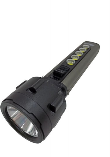 Andowl Rechargeable Flashlight LED Dual Function with Maximum Brightness 70lm Black