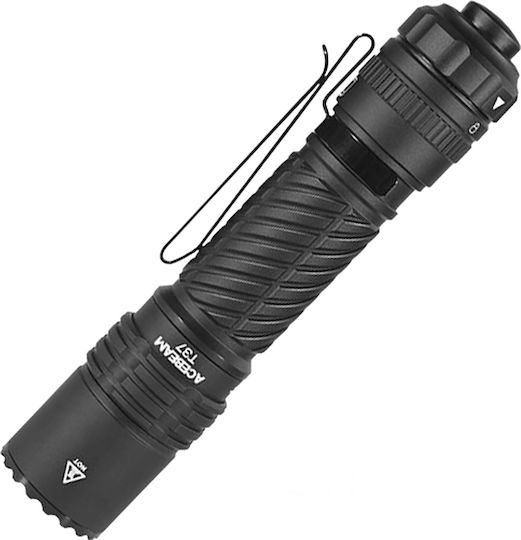 Acebeam Επαναφορτιζόμενος Φακός Κεφαλής LED IP68 με Μέγιστη Φωτεινότητα 4lm +battery