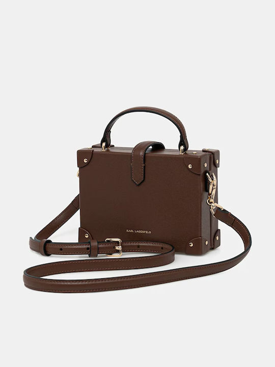 Leather Women's Shoulder Bag Brown