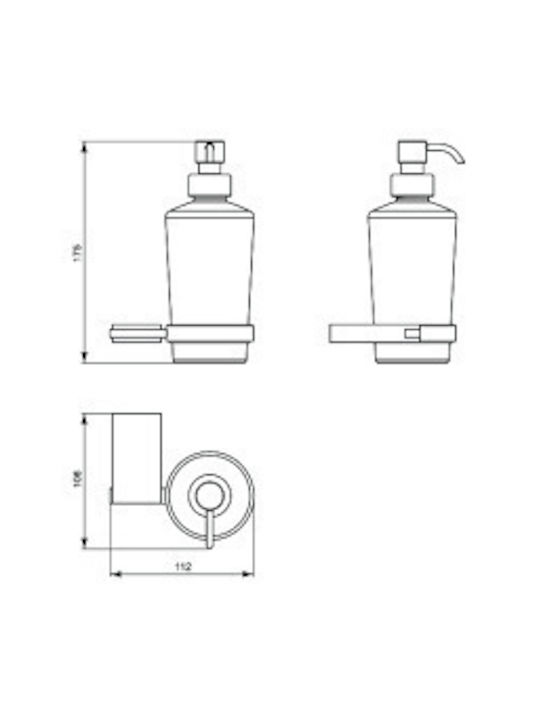 Ideal Wall Mounted Glass Dispenser