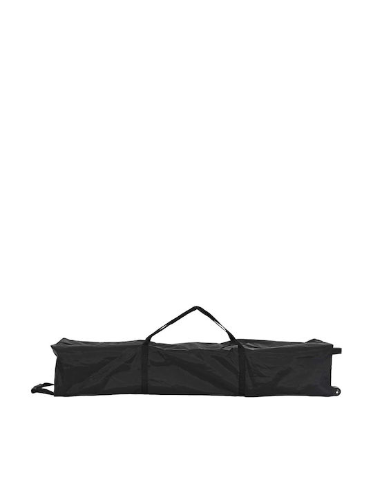 vidaXL Seitliche Sonnenschirm-Rolle für Garten Schwarz 3x6m