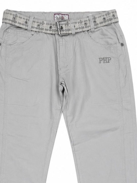 Kids Trousers Cargo Colour Grey
