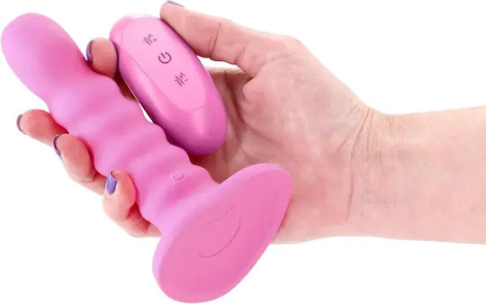 Ns Novelties Colour Vibrator with Remote Control Pink