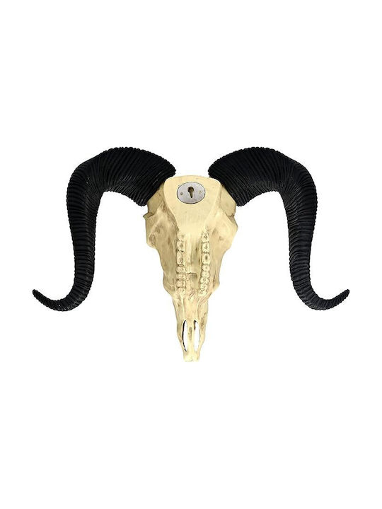 Decorativ Cap De Țap Sculptat 49cm 14976