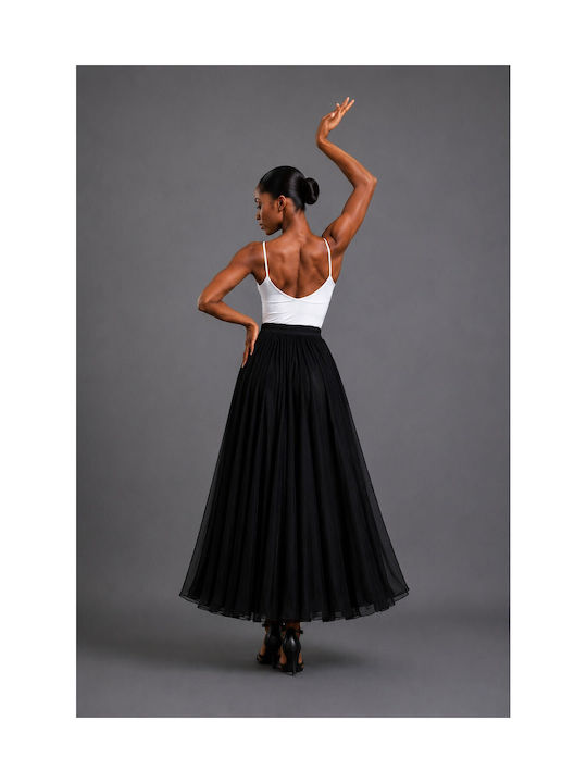 Flora Wedding Schwarzer Leder- und Latex-Outfit Rock