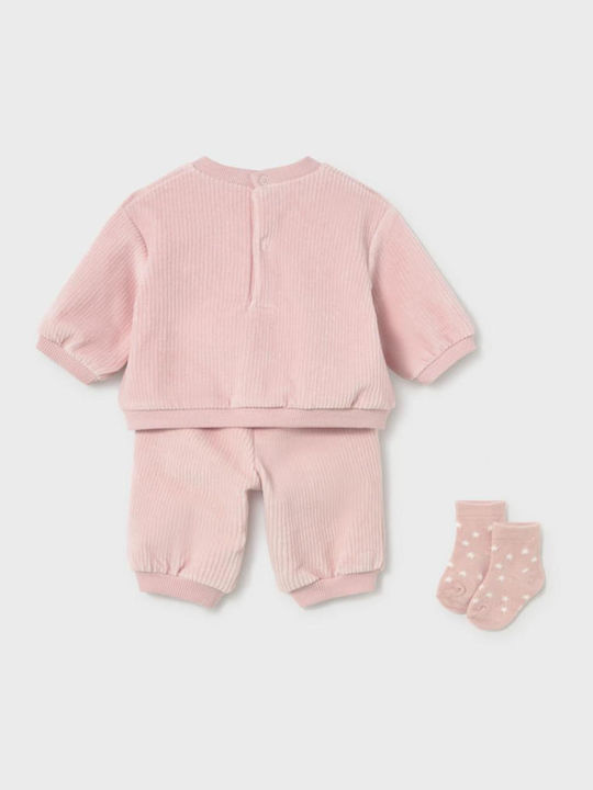 Mayoral Sweatpants Set Pink