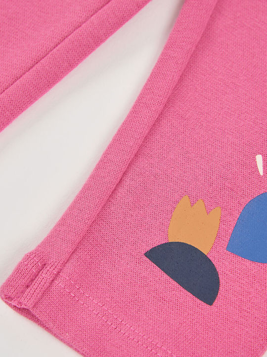 Kids Sweatpants Set Fuchsia