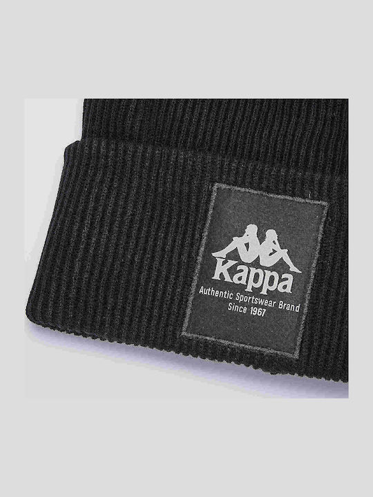 Guya Beanie Unisex Σκούφος Πλεκτός σε Μαύρο χρώμα
