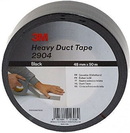 3M Selbstklebend Gewebeband Schwarz 48mmx50m 1Stück