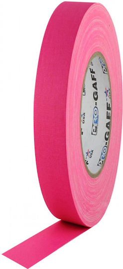 Pro Tapes Gaff Neon Pink Selbstklebend Gewebeband Rosa 24mmx25m 1Stück